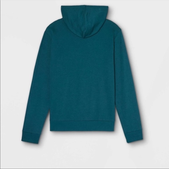 Latin America Hooded Sweatshirt NWT teal blue - Picture 2 of 7